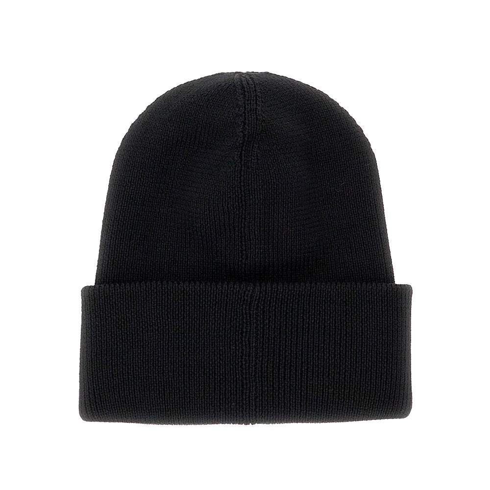 Beanie in lana con patch logo