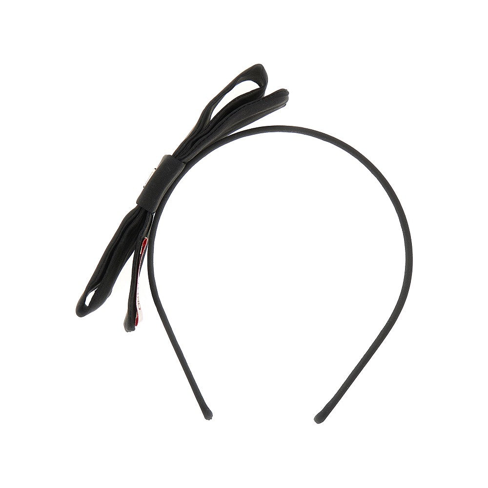Cerchietto in seta con fiocco VLogo Signature