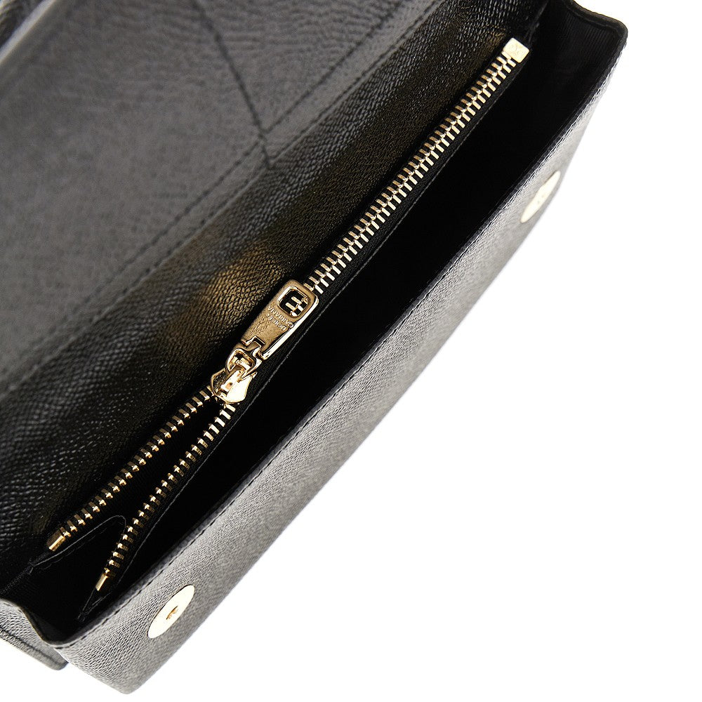 Mini bag in pelle stampa Dauphine
