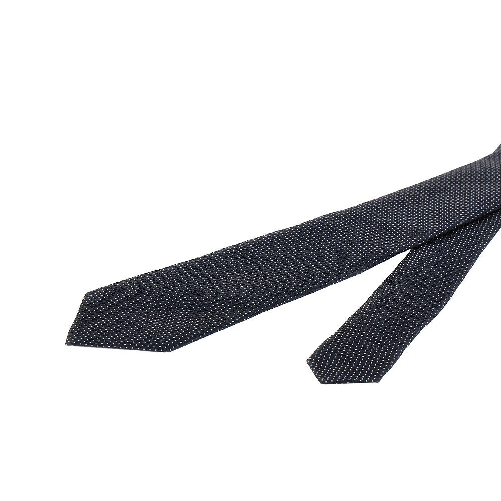 Cravatta in twill di seta con motivo jacquard