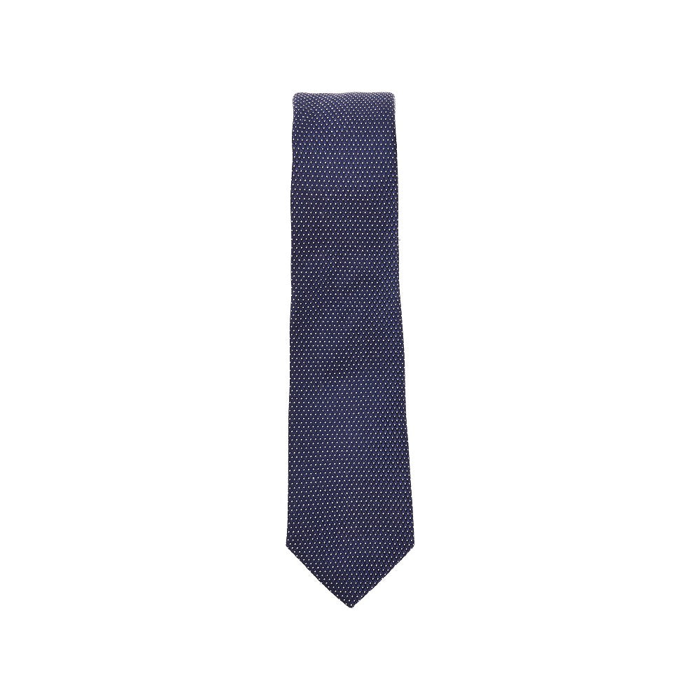 Cravatta in misto seta con motivo in jacquard