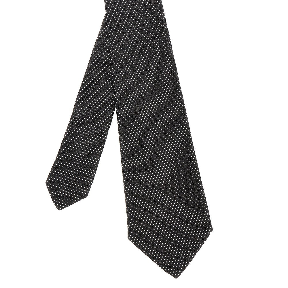 Silk-blend tie with jacquard motif