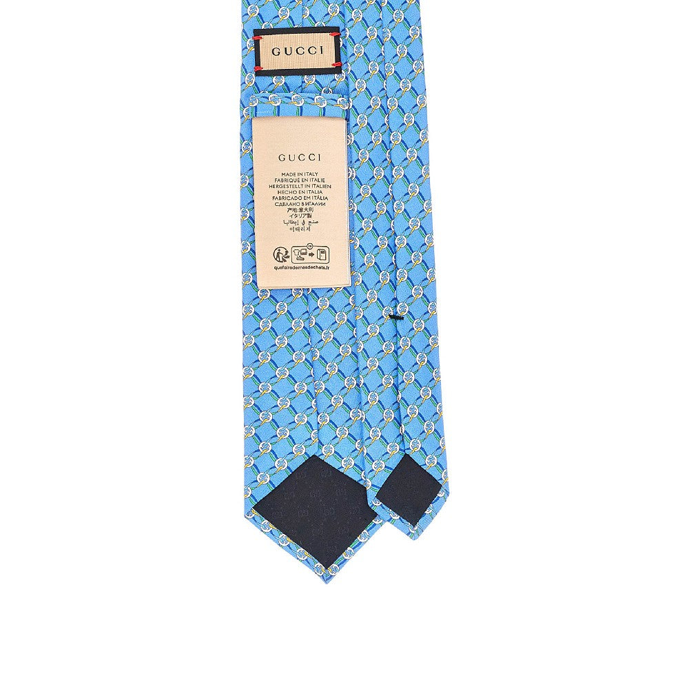 Cravatta in seta &#39;Incrocio GG&#39;