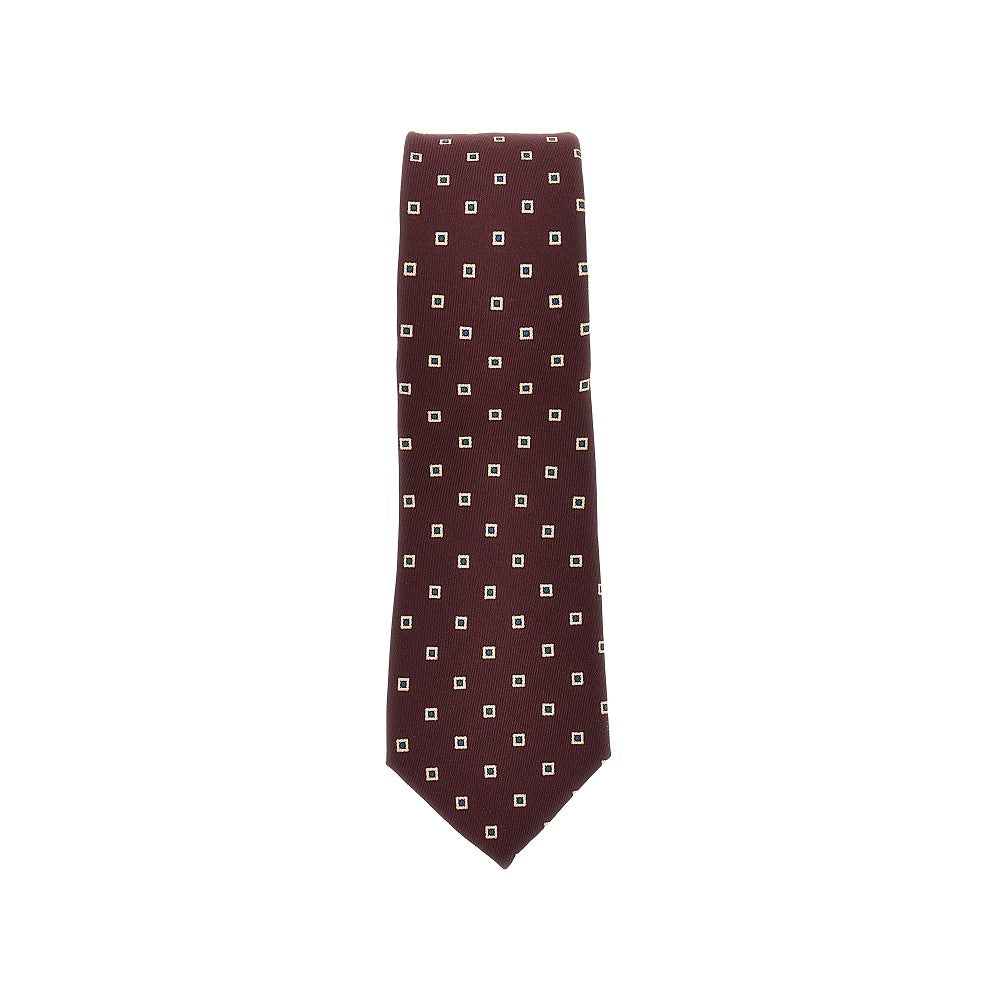 Silk twill necktie