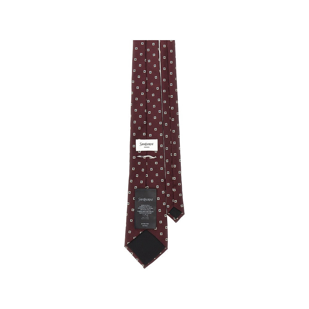 Silk twill necktie