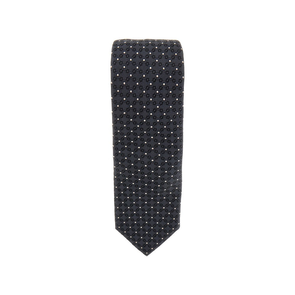 Jacquard silk necktie