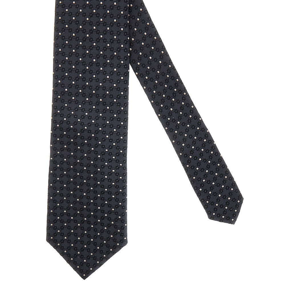 Jacquard silk necktie