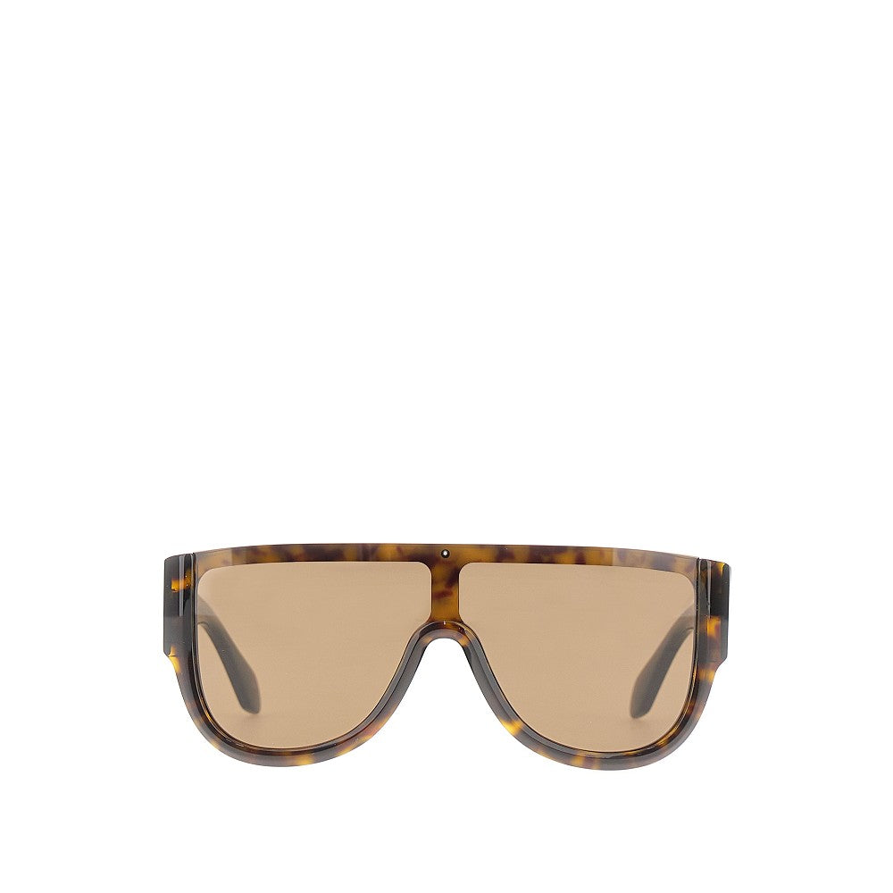 Tortroiseshell-effect Mask sunglasses