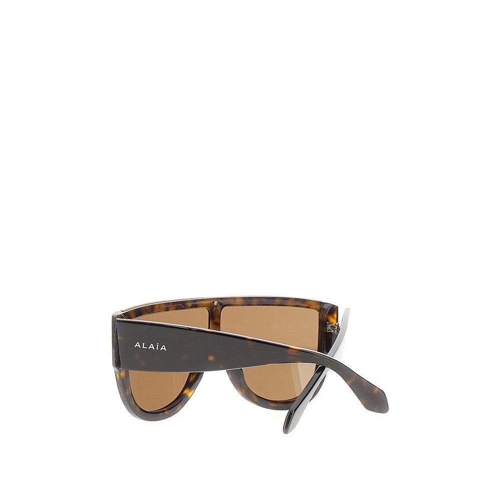 Tortroiseshell-effect Mask sunglasses