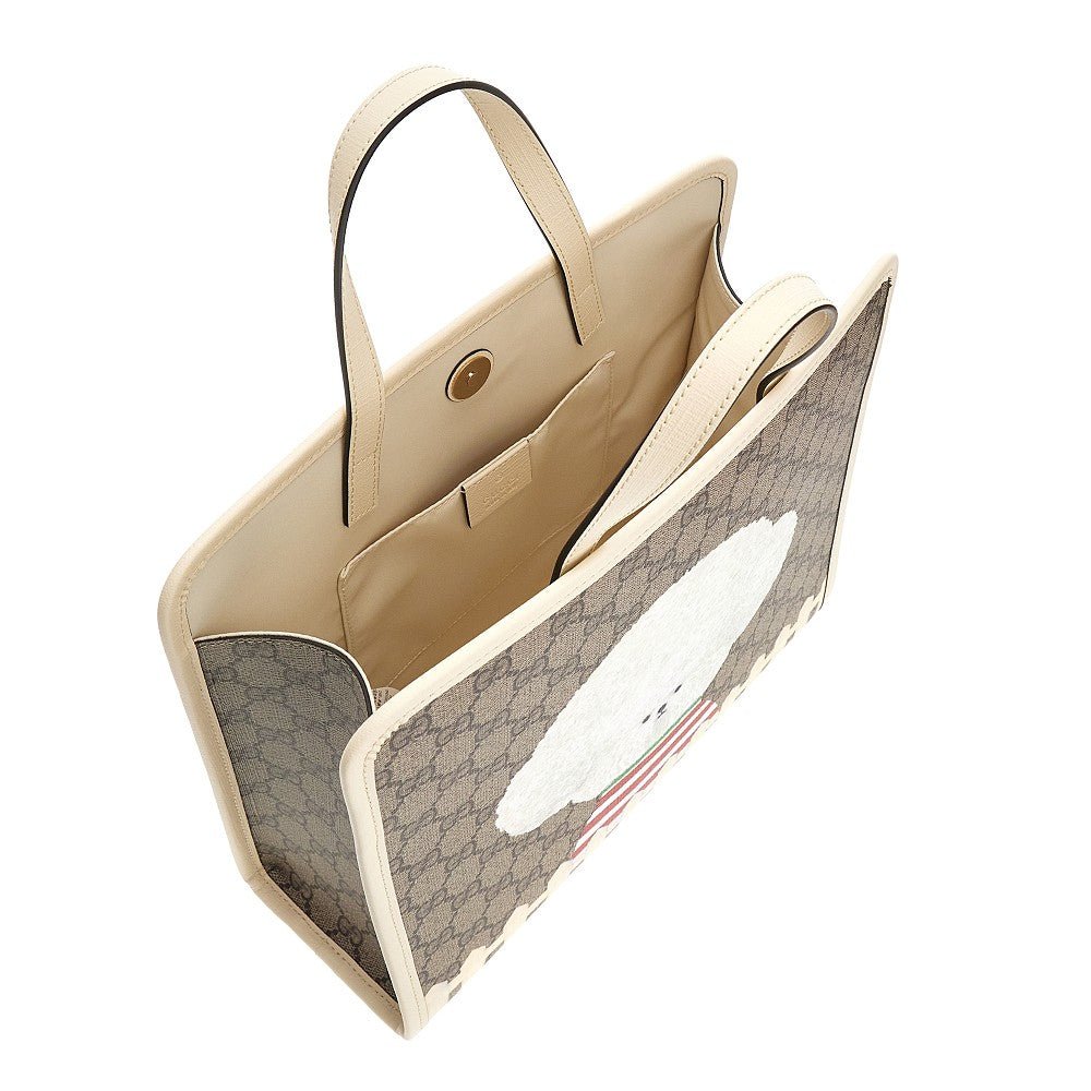 GG Supreme bag with dog print