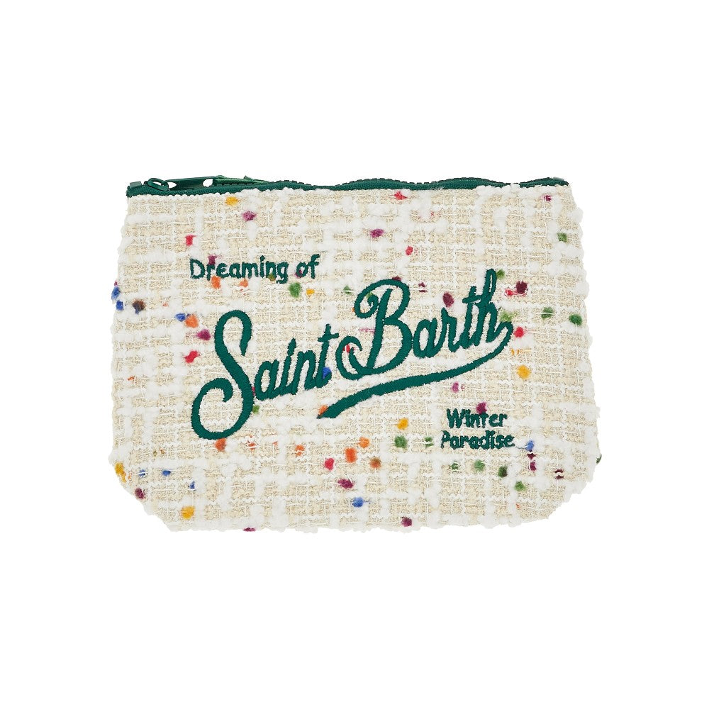 'Aline' tweed pouch