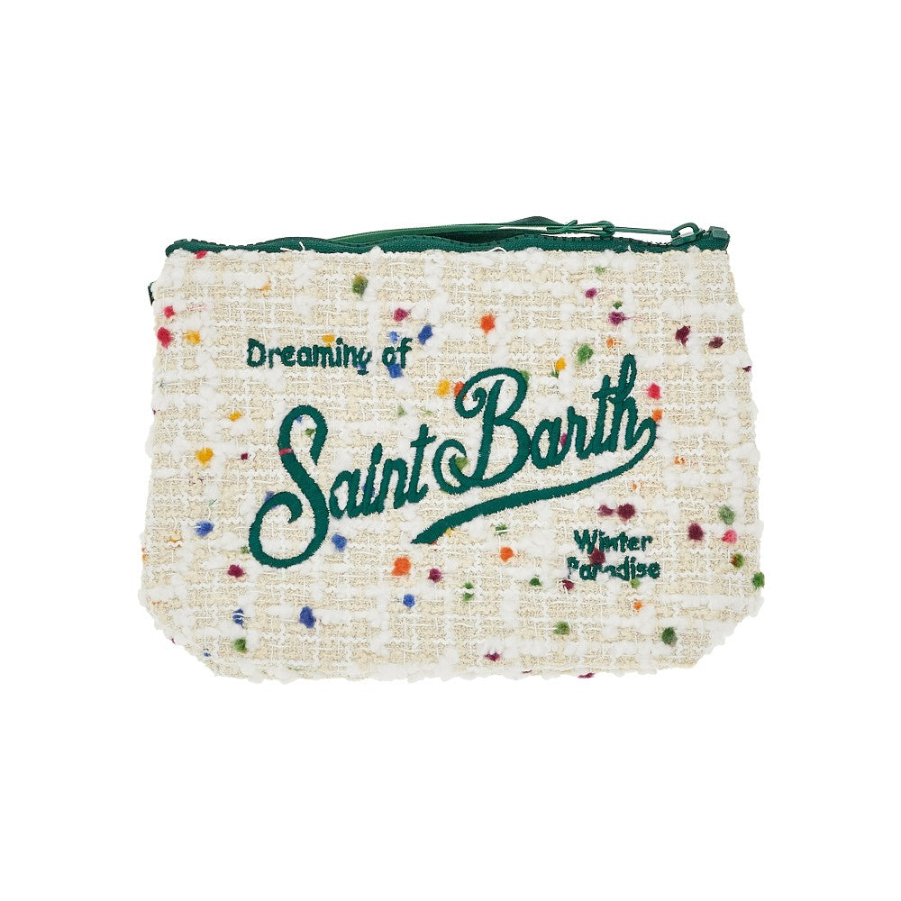 'Aline' tweed pouch