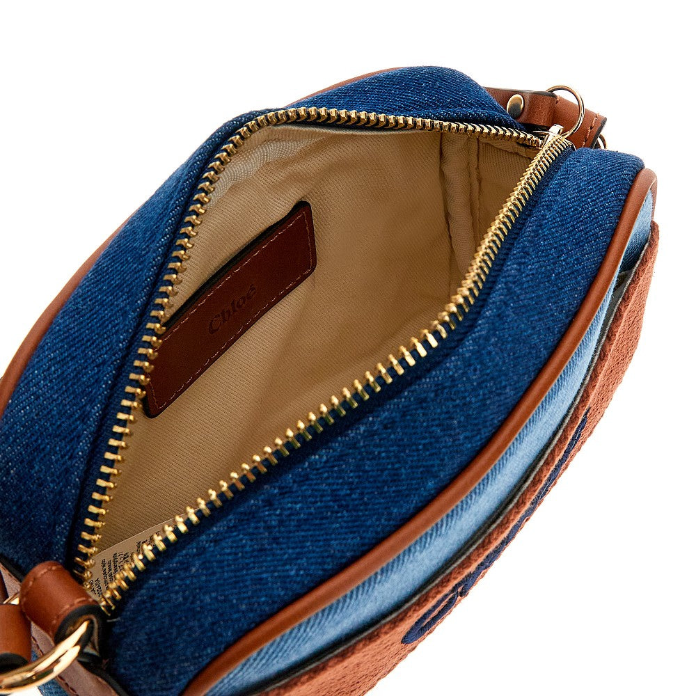 Borsa a tracolla in denim