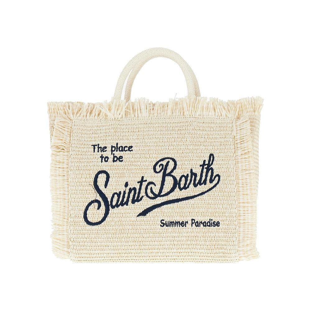 Borsa 'Colette' in rafia intrecciata