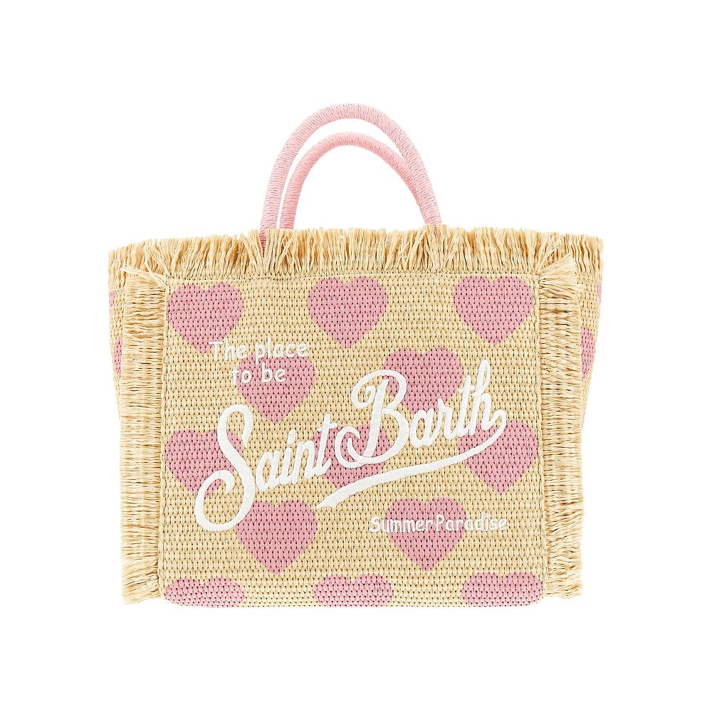 Woven raphia 'Colette' bag