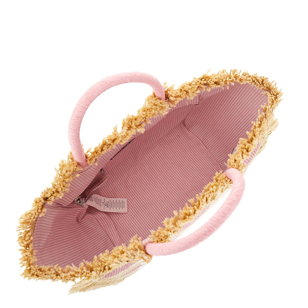 Borsa 'Colette' in rafia intrecciata
