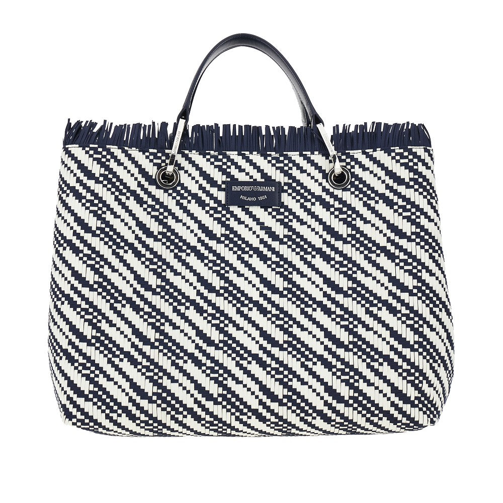Woven leather medium MyEA Bag