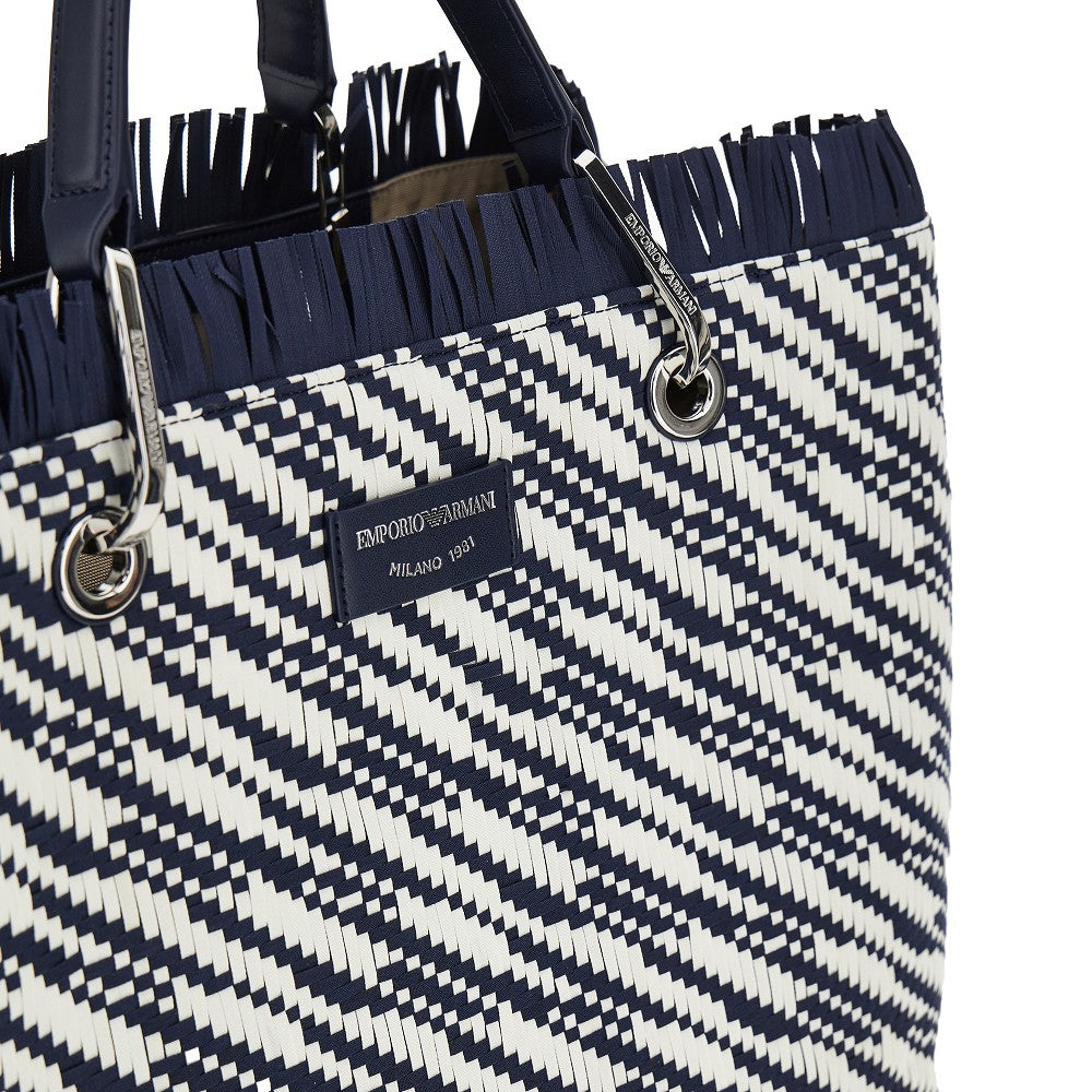 Woven leather medium MyEA Bag