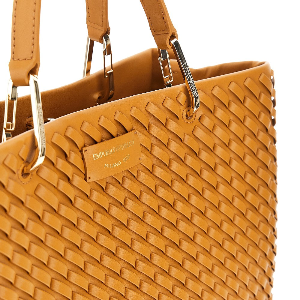 Woven leather medium MyEA Bag