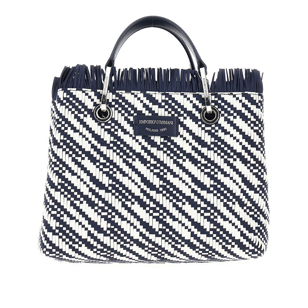 Woven leather small MyEA Bag