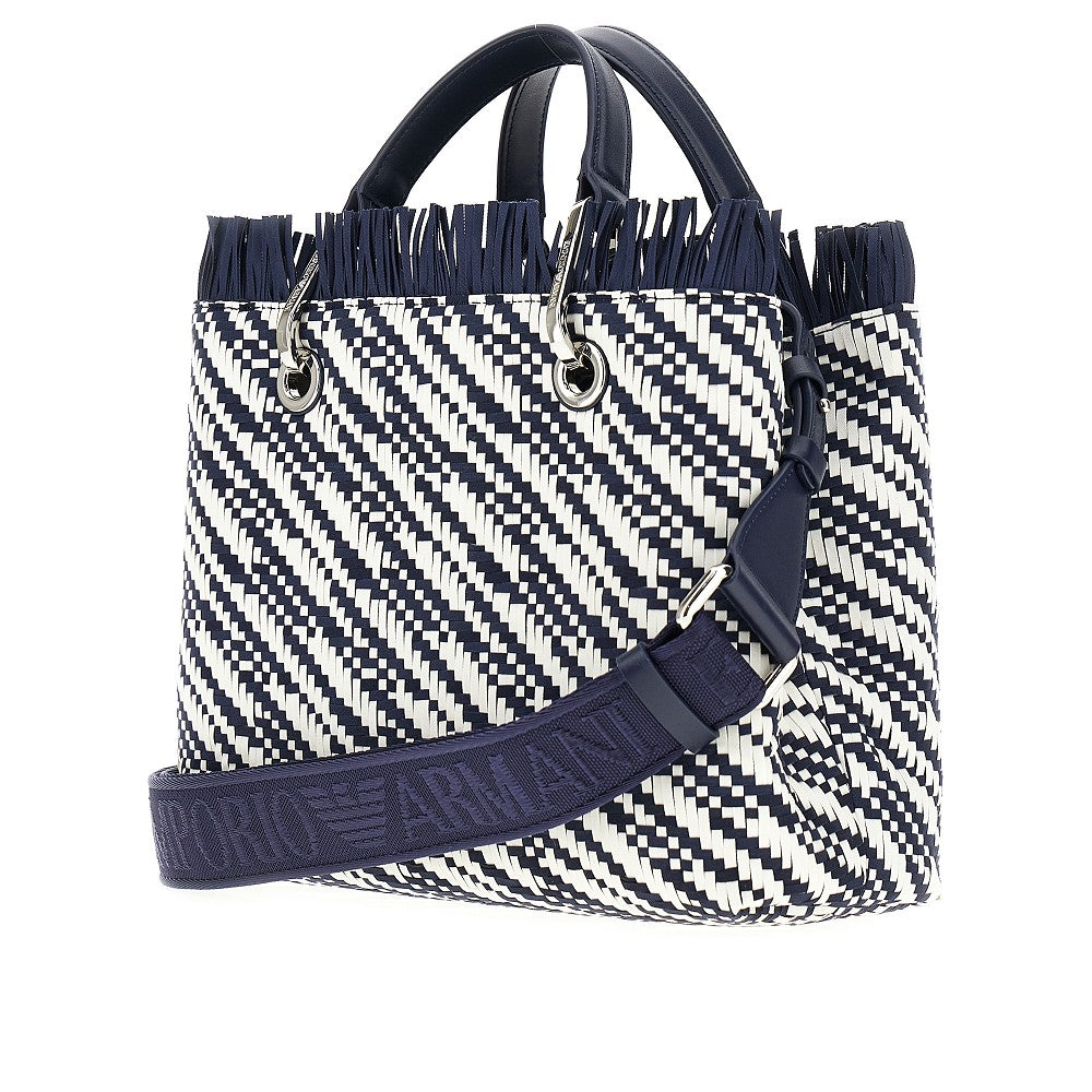 Woven leather small MyEA Bag