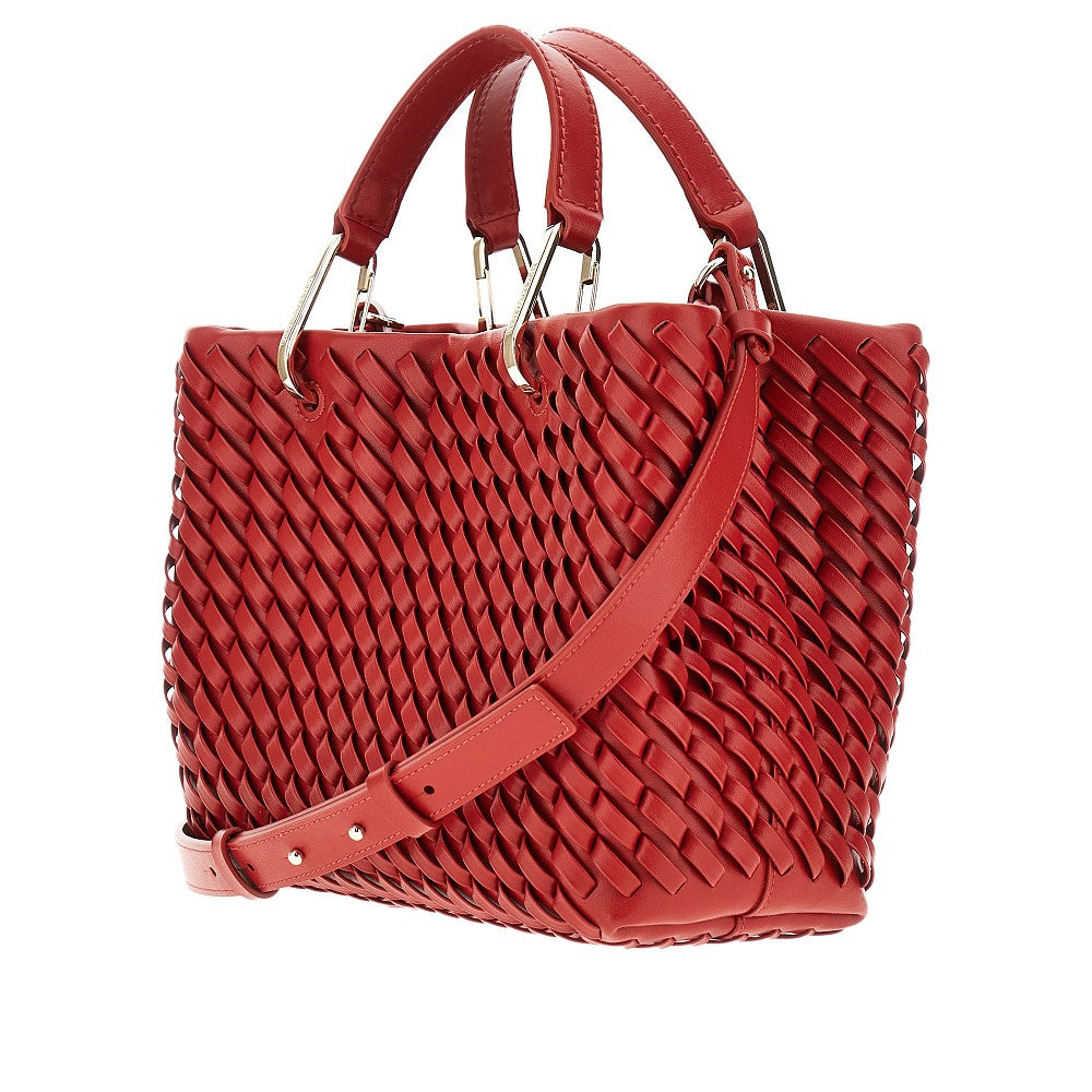 Woven leather small MyEA Bag