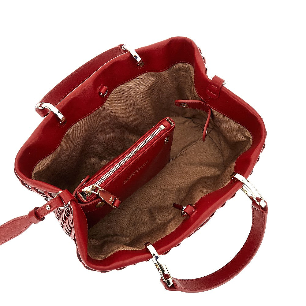 Woven leather small MyEA Bag