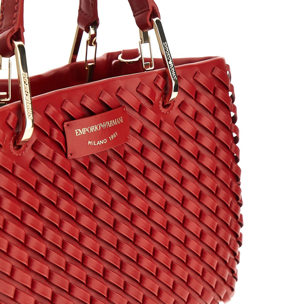 Woven leather small MyEA Bag
