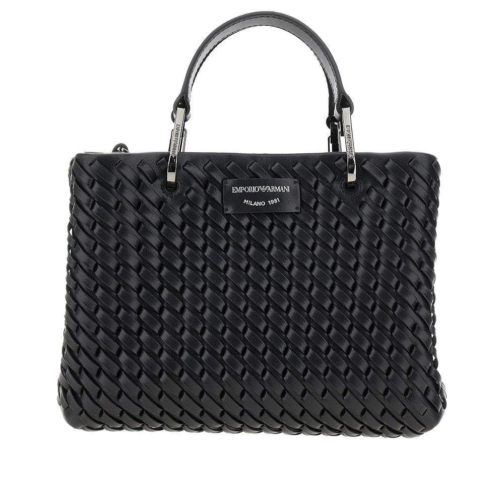 Woven leather small MyEA Bag