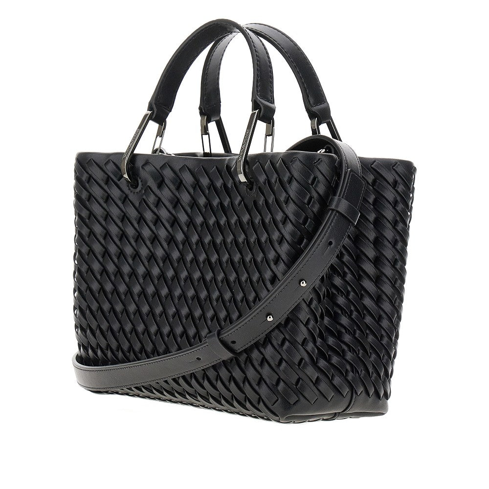 Woven leather small MyEA Bag