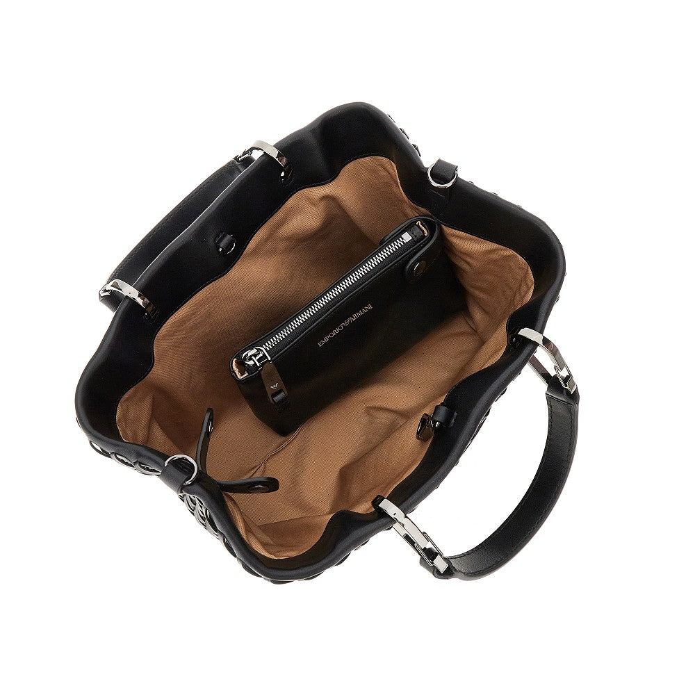 Woven leather small MyEA Bag