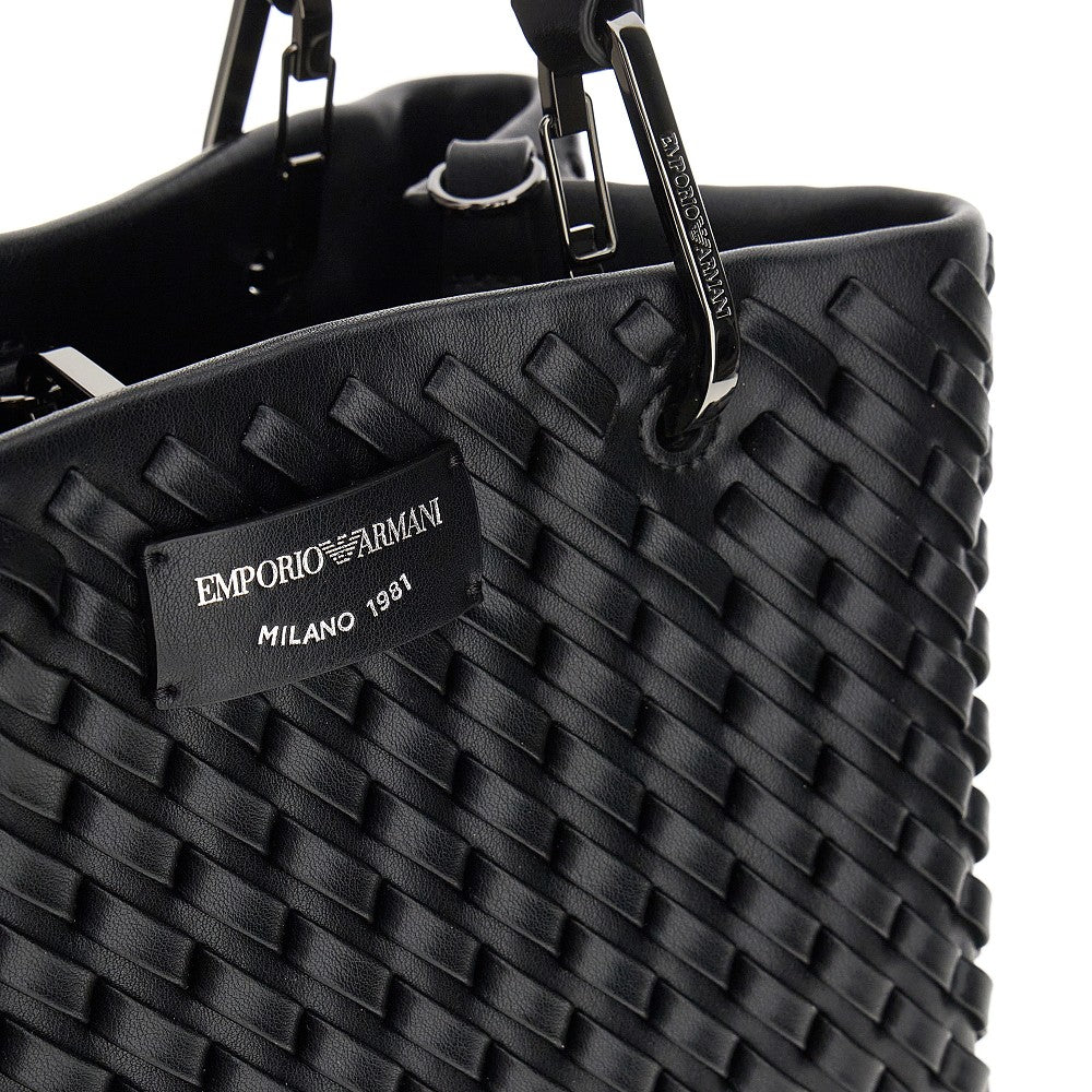 Woven leather small MyEA Bag