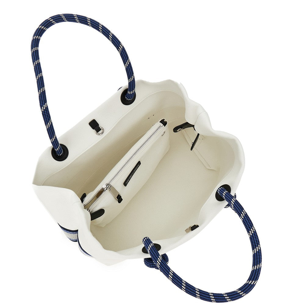 Medium cotton shopping bag with rope handles