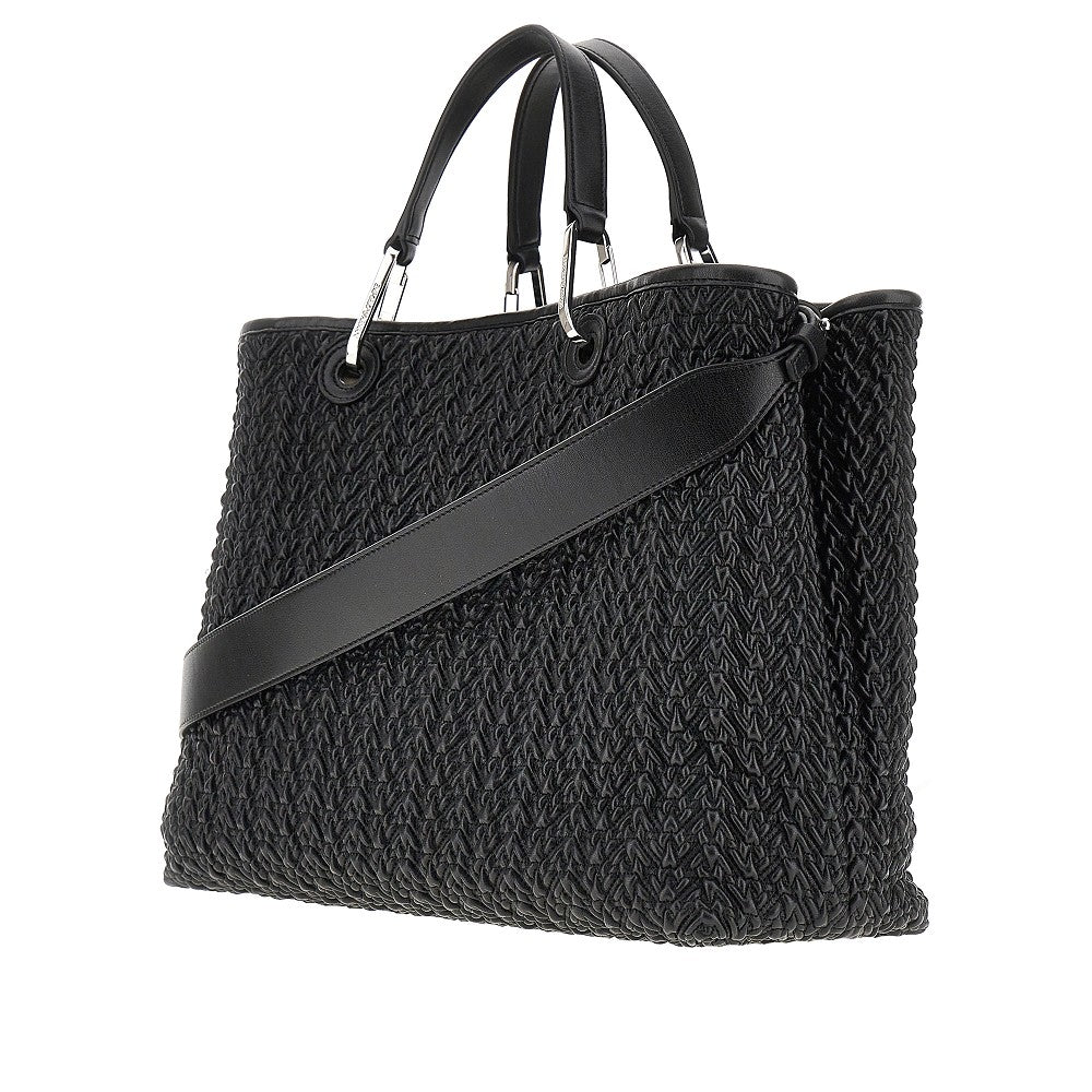 Borsa MyEA media in pelle sintetica goffrata