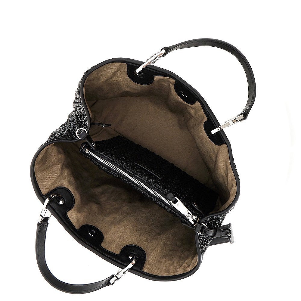 Borsa MyEA media in pelle sintetica goffrata