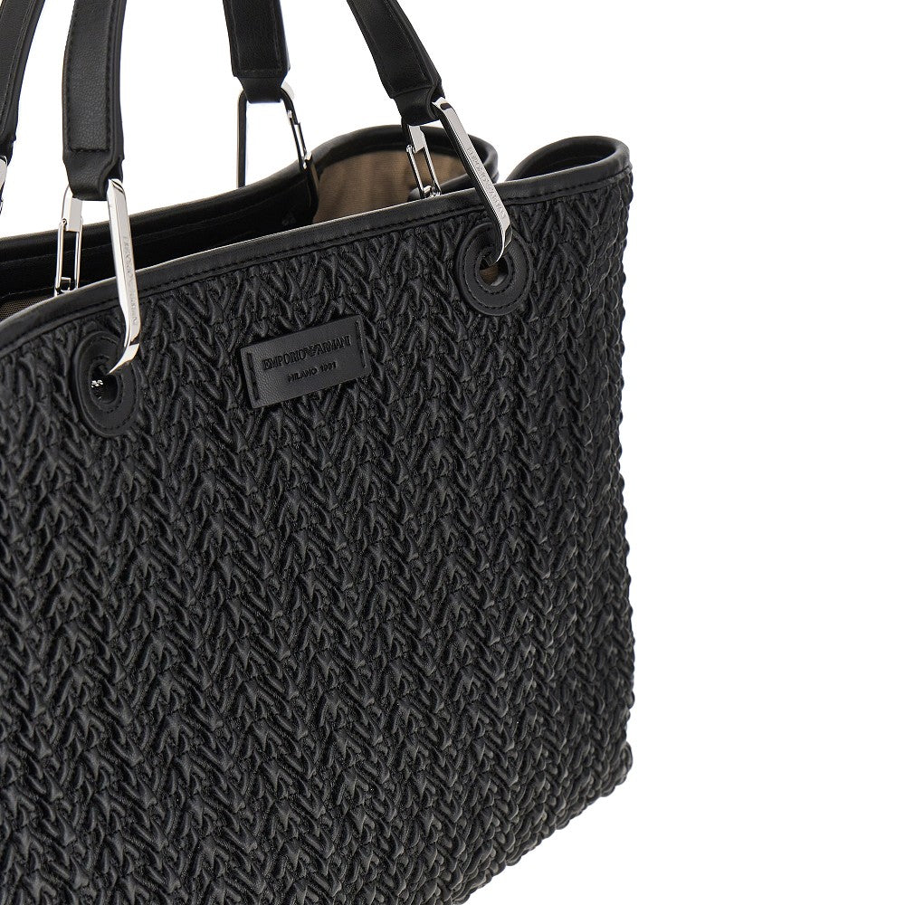 Borsa MyEA media in pelle sintetica goffrata
