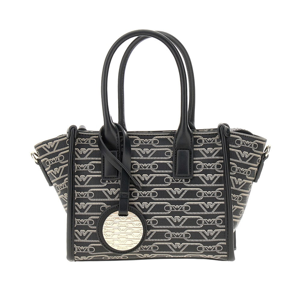 Shopper piccola in tela spalmata stampa Eagle