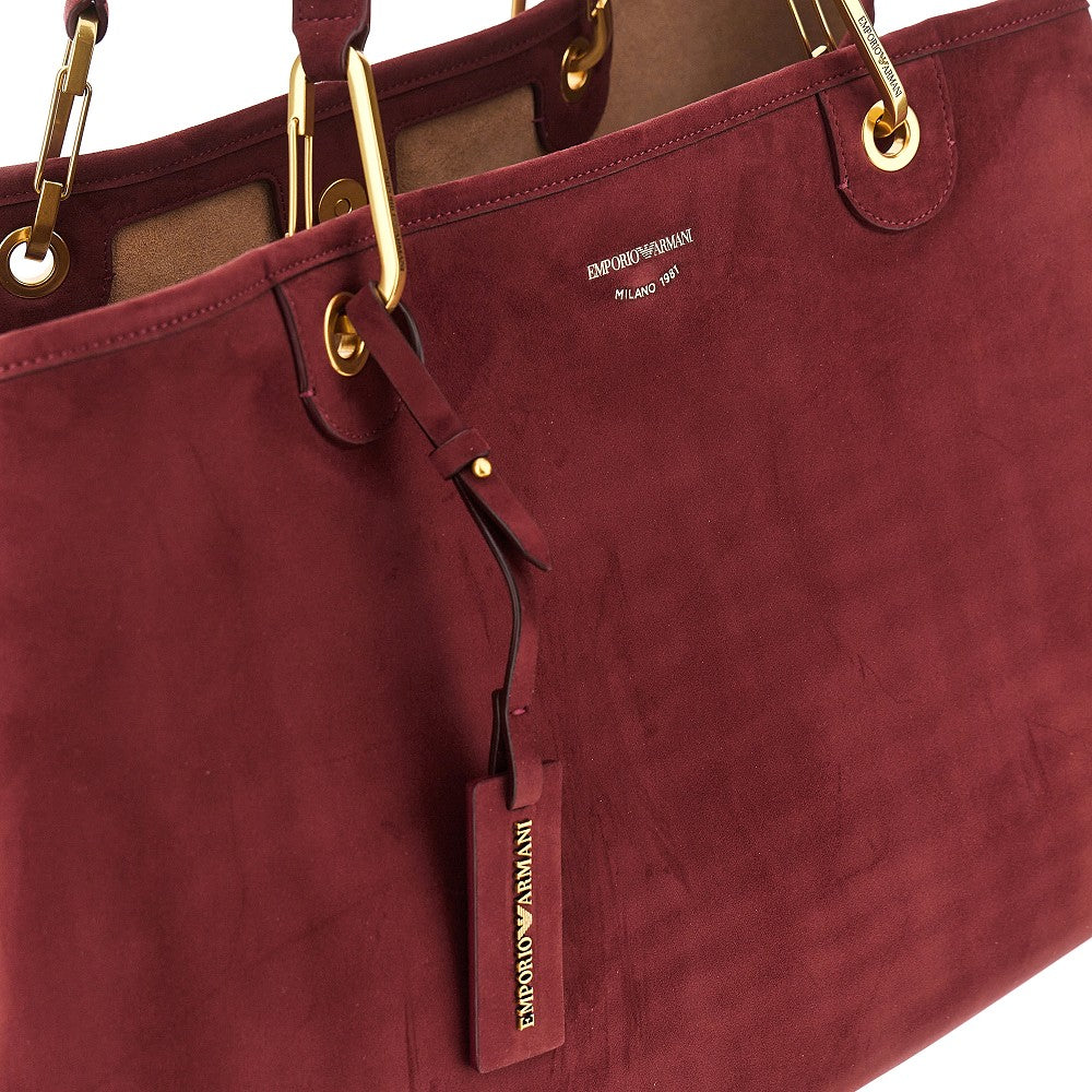 Shopping bag 'MyEA' grande in simil suede