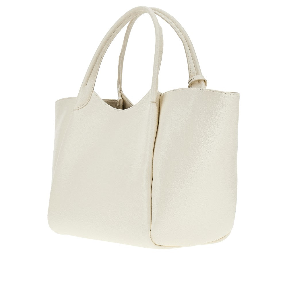 Shopping bag in pelle sintetica