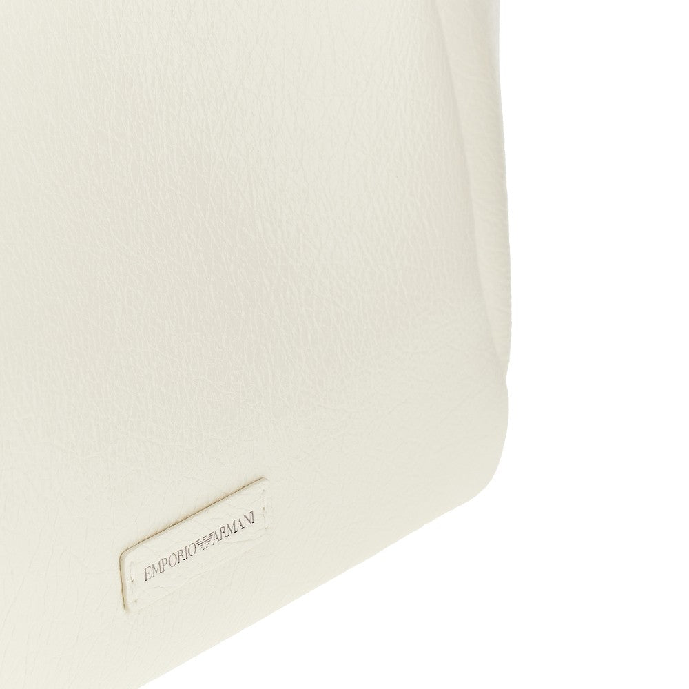 Shopping bag in pelle sintetica