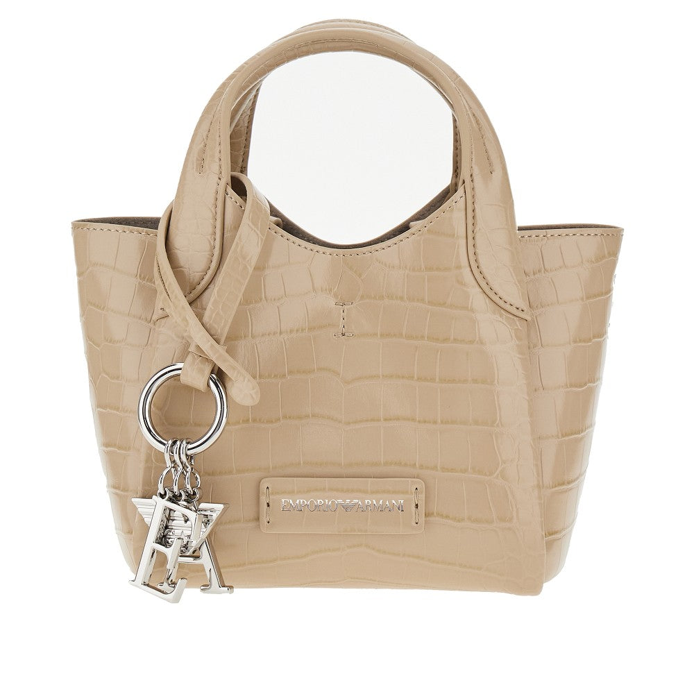 Faux leather small bag with Cocco print