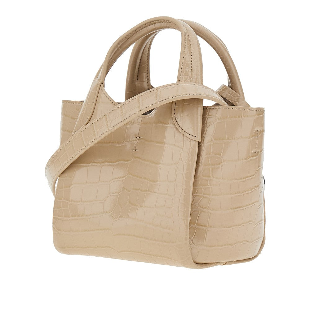 Faux leather small bag with Cocco print