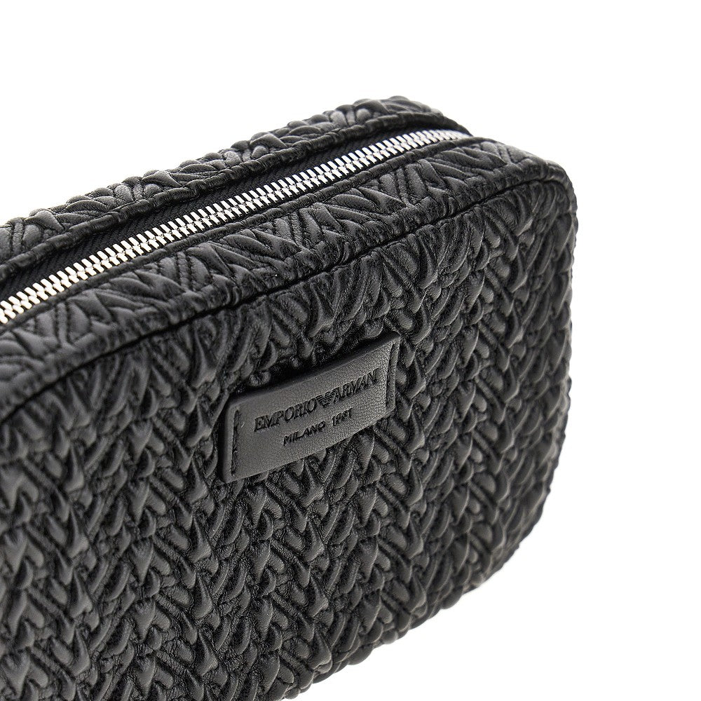 Camera bag a tracolla in pelle