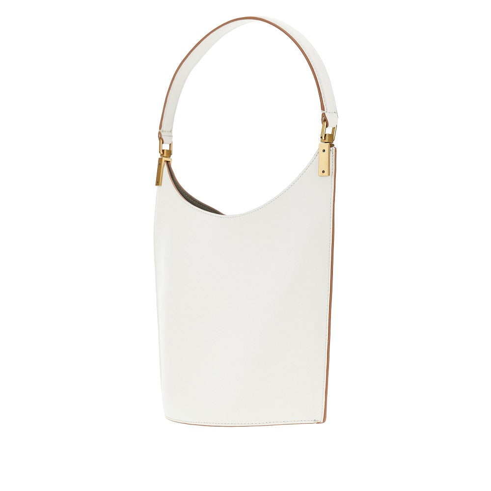 Leather small shoulder bag