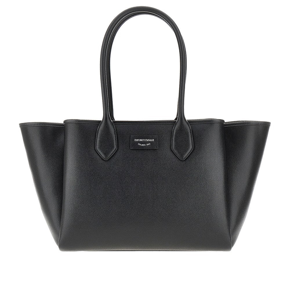 Shopping bag grande in pelle sintetica