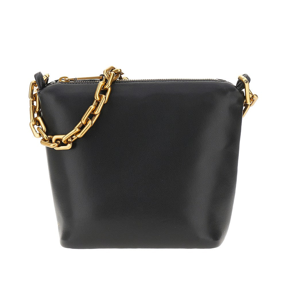 Borsa hobo piccola in nappa con catena