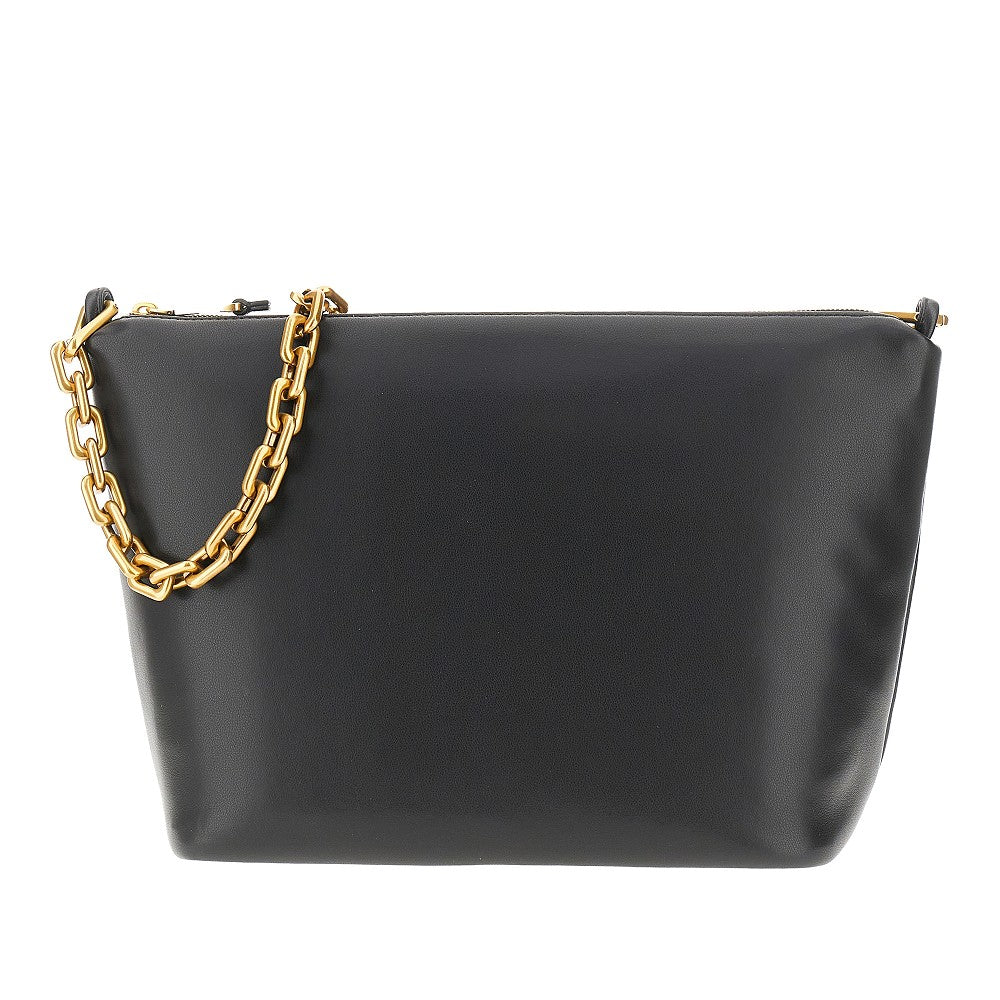 Borsa hobo media in nappa con catena