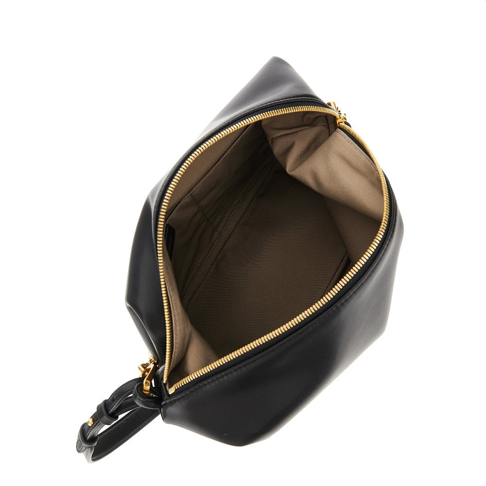 Borsa hobo media in nappa con catena