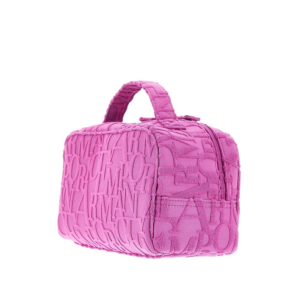 Bauletto Beachwear in tessuto spugna jacquard