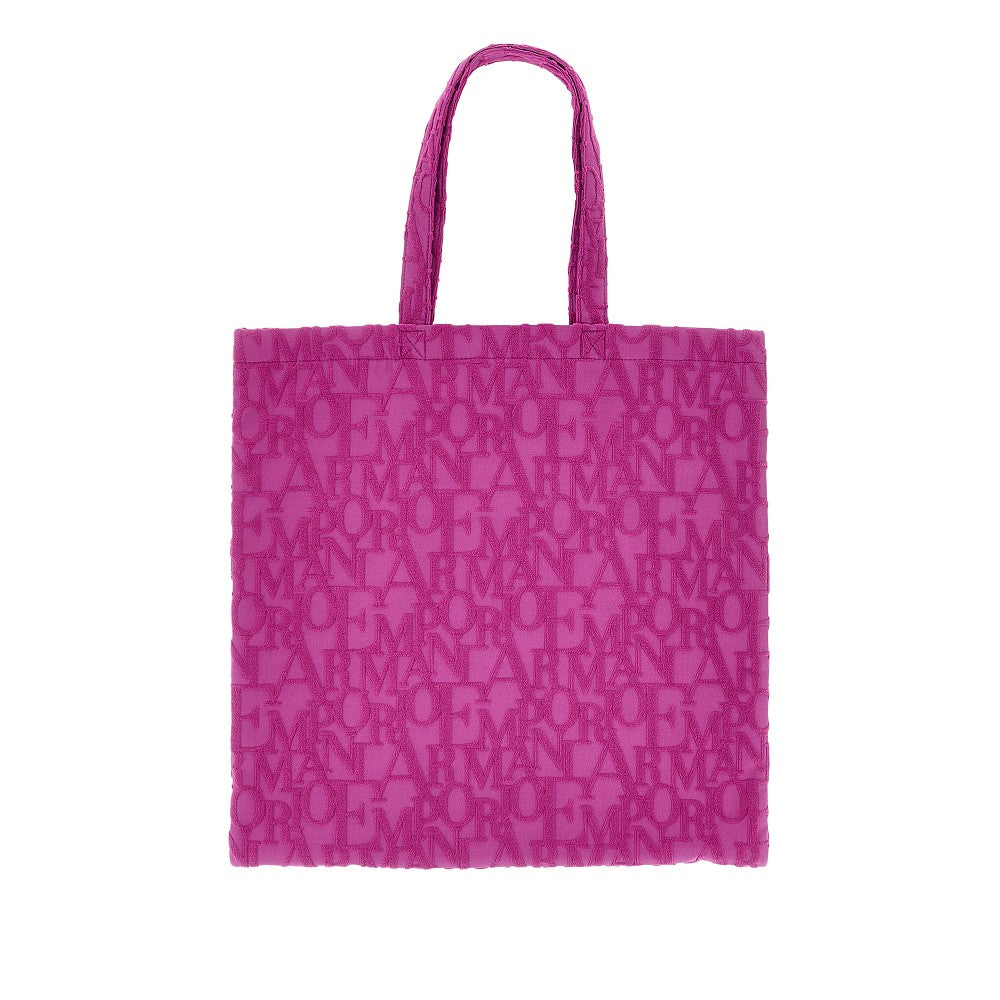 Jacquard terry fabric Beachwear tote bag
